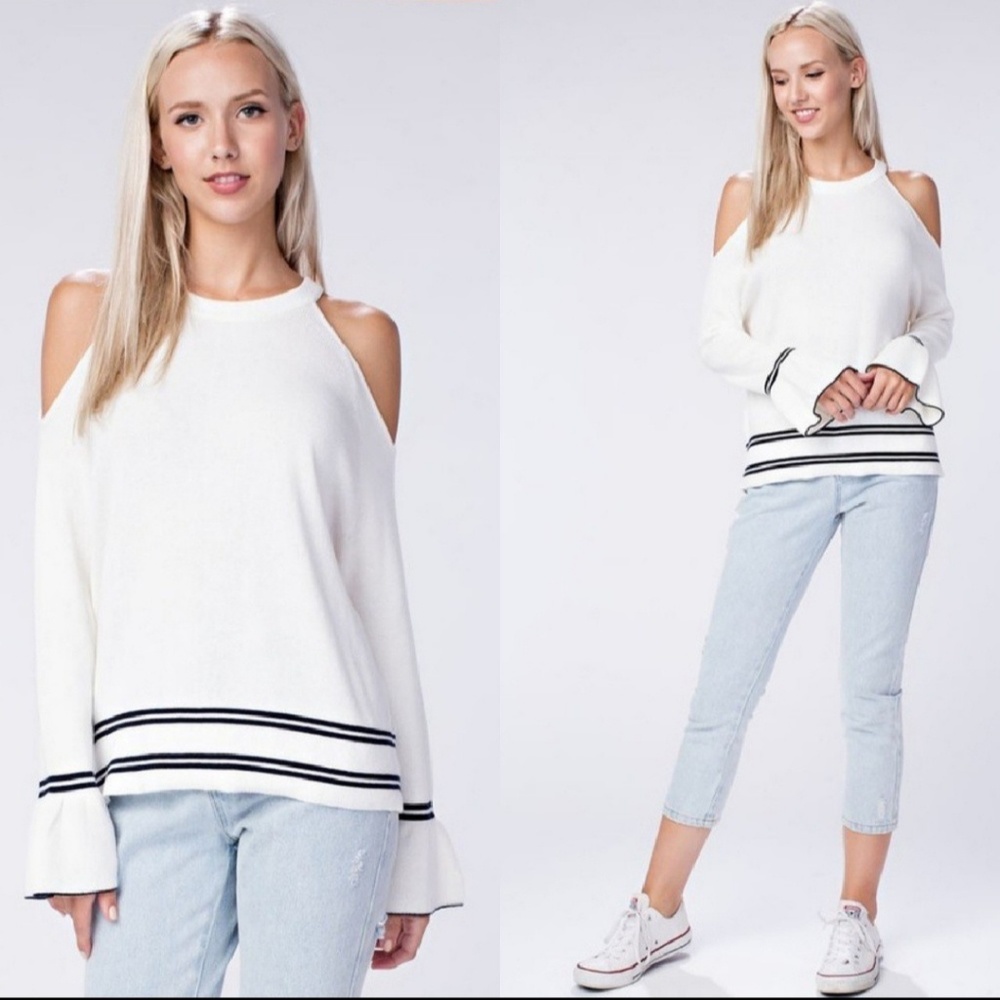 Last one!! Cold Shoulder Sweater